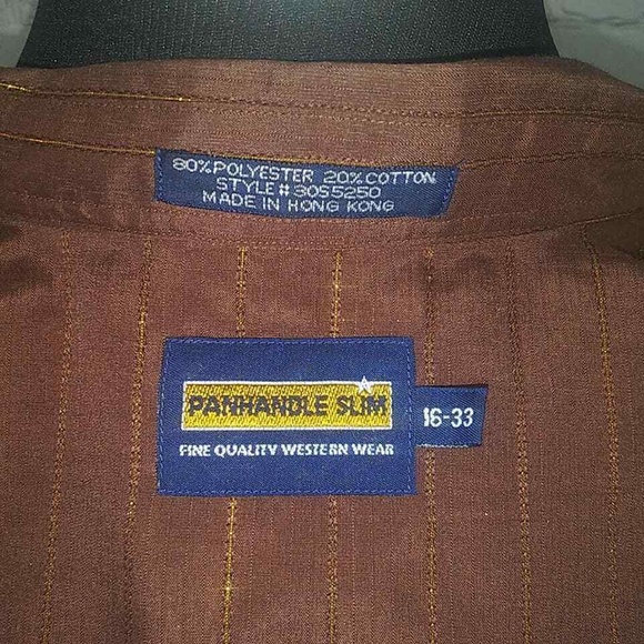 Panhandle Slim L/S Western Shirt Sz 16-33 - Picture 6 of 7